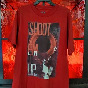 IMKING Shoot Em Up Red Tee Large **